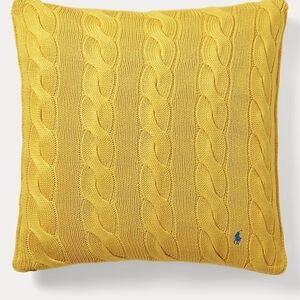 Hanley Cable-Knit Throw Pillow Polo Ralph Lauren Home